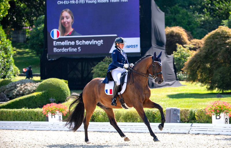 Émeline Schevingt au Haras d’Everdeen à Curtafond